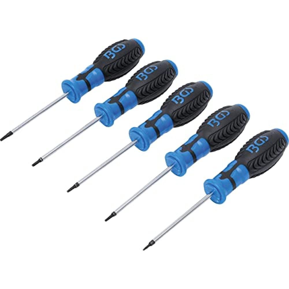 BGS 6826 | Screwdriver Set | T-Star tamperproof (for Torx) | T6 - T10 | 5 pcs.