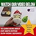 Slow Rising Santa and Friends Jumbo SQUISHIES Pack in Gift Worthy Box: Santa, Christmas Tree, Stocking & Snowman Kawaii Soft Squishy Toys & Bonus Stickers Come with The Squishys!