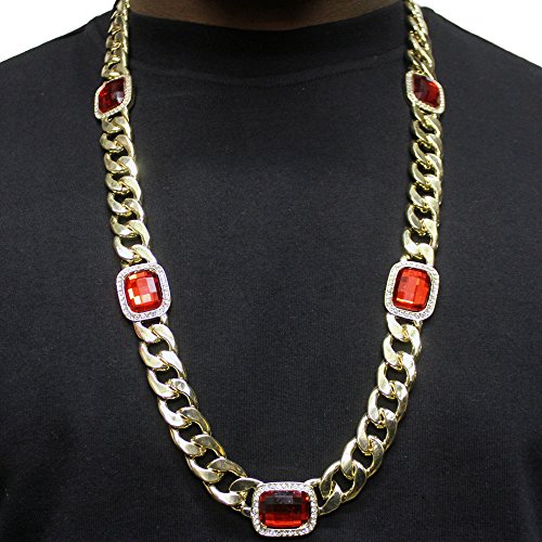 14k Gold Plated Radiant Cut Red Ruby 