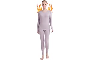 Thermal Underwear for Women Long Johns Womens Thermal Underwear Sets Solid Ultra Soft Base Layer Gifts with Box