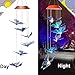 Solar Wind Chimes,Coloful Butterfly Led Solar Wind Chimes Lights Outdoor Color Changing Solar Mobile Hanging Wind Bell Lights for Patio Garden Lighting Home Decoration