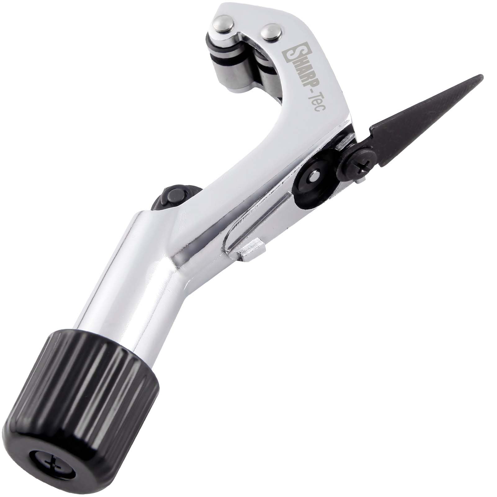 Sharp-tec 6-42mm Pipe Cutter, Adjustable Tube Cutter with Aluminum Alloy Body, Heavy-Duty Pipe Cutting Tool with Blade for deburring for Copper, Brass, PVC, Aluminum