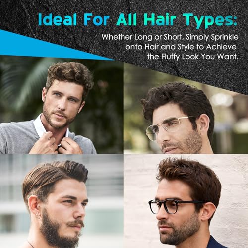 Hair Wax Powder for Men, Volumising Hair Powder, 30 g, Men's Hair Powder, Natural Matte Effect, Texturizing Powder Without Residues, Instant Volumising, Long Lasting Hold, Fine Hair