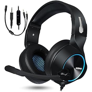 NUBWO Gaming Headset for Xbox One PS4 PC Gaming and Nintendo Switch,Stereo Surround Noise Cancelling Over Ear Gaming Headphones with Mic Volume Control for Xbox 1 S Playstation 4 Laptop,PC,Mac,iPad