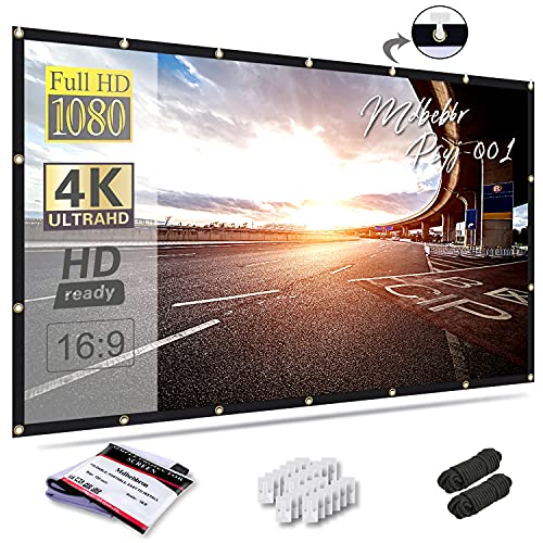 Mdbebbron Foldable Projector Screen