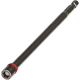 Malco MSHXL14 1/4" Extra Long Red Magnetic Hex Chuck Driver | Extra-long 1/4 in magnetic hex driver reaches recessed fasteners and supports HVAC and sheet-metal work.