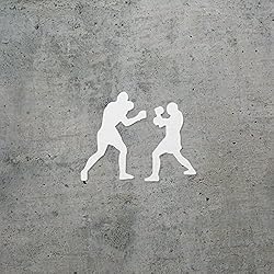 Transparent Decal Stickers of Boxers Boxing