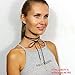 8 Pieces Choker Necklace Velvet Classic Vintage Lace Collar Girls Tattoo Gothic Stretch Set