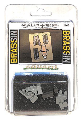 EduardEDB648375 1:48-AeroL-29 Delfin Ejection Seats Brassin kit, Various