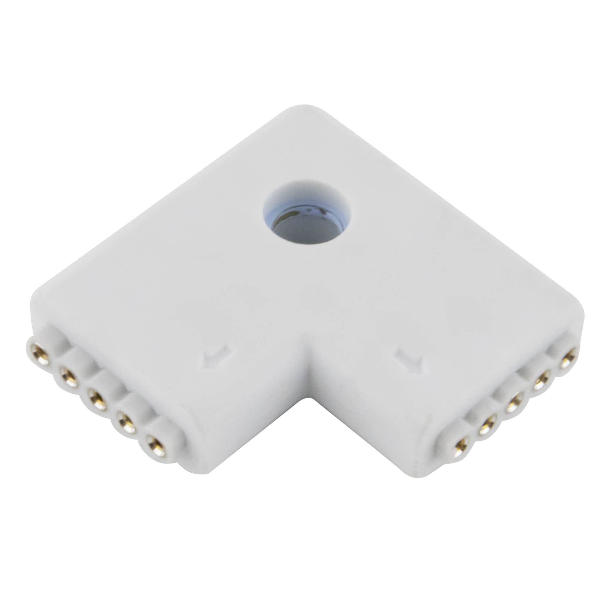 SeKi RGBW 5-Pin L Connector; LED Strip Connector SMD5050; Corner Connector RGB + White - RGB+W
