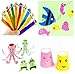 YTanazing 3rolls Assorted 3000pcs Colorful Eye Nose Mouth Mini Stickers for Children School Classroom Crafts Projects, Cute Sticker Self Adhesive Stickers for Handmade Crafts, Toys and Home Decoration
