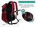 PetAmi Premium Pet Carrier Backpack for Small Cats and Dogs | Ventilated Design, Safety Strap, Buckle Support | Designed for Travel, Hiking & Outdoor Use (Red)thumb 4