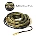 AIRSSON 2pcs Bore Cleaner Snake Rifle Pistol Shotgun Gun Cleaning Kit for 9mm 5.56mm .22 .223 .308 12Ga (Choose Your Calibers) (.22 .223 .38 .380)