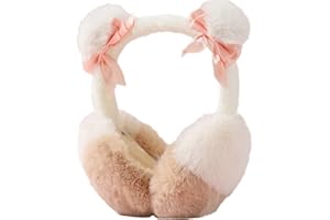 STARINGIRL Women Girls Winter Ear Muffs Warm Earmuffs Ear Cover Soft Plush Ear Muffs Plush Ear Warmers Outdoor Headband