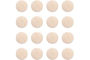 KISSITTY 50pcs Natural Unfinished Flat Round Wood Coin Beads DIY Family Birthday Board Tags Making Wooden Circle Discs About 