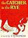 BOOK COVER CATCHER RYE SALINGER CLASSIC RED HORSE CITY NOVEL ART PRINT BB7683