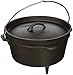 Texsport Cast Iron Dutch Oven with Legs, Lid, Dual Handles and Easy Lift Wire Handle.thumb 1