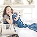 Berinfly Girls Crochet Mermaid Tail Blanket Knitting Handcraft for Kids, All Seasons Sleeping Bag Blanket(55.1