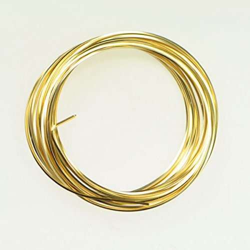 18 Gauge Square Silver Plated Gold Copper Craft Wire - 12 Ft