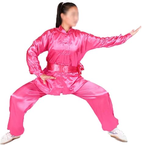 Amazon 太極拳パンツ 太極拳服 初心者向け3点セット 上着 パンツ 同色ベルト カンフーパンツ ズボン表演服 表演パンツ 子供サイズから大人サイズまであり ショッキングピンク 1 キッズコスチューム ホビー