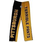BRIEF INSANITY Pittsburgh Football Pajama Pants (S-XXL) - Men/Women Loose Fit Lounge Pants - Comfy Loungewear Football Pants