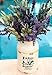 Farmers Market Decorative Water Milk Can Jug Metal Galvanized Decor Country Vase Succulent Flowers Rustic Cream 9