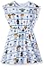 Star Wars Girls' Little Tsum Line Dress, white, M-5/6