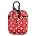 Gift-Hero Compatible with Airpods 1/2 Case,Cute 3D Luxury Leather Shockproof Cover Designer Skin Keychain,Cool Fun Funny Fashion Design Stylish Case for Girls Women Ladies Teens Air pods(Red Supre)