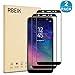 [2 Pack] Samsung Galaxy A6 Plus 2018 Screen Protector Glass Full Cover - RBEIK 9H Hardness Full Coverage Bubble Free Tempered Glass Screen Protector for Samsung Galaxy A6+ 2018, Black