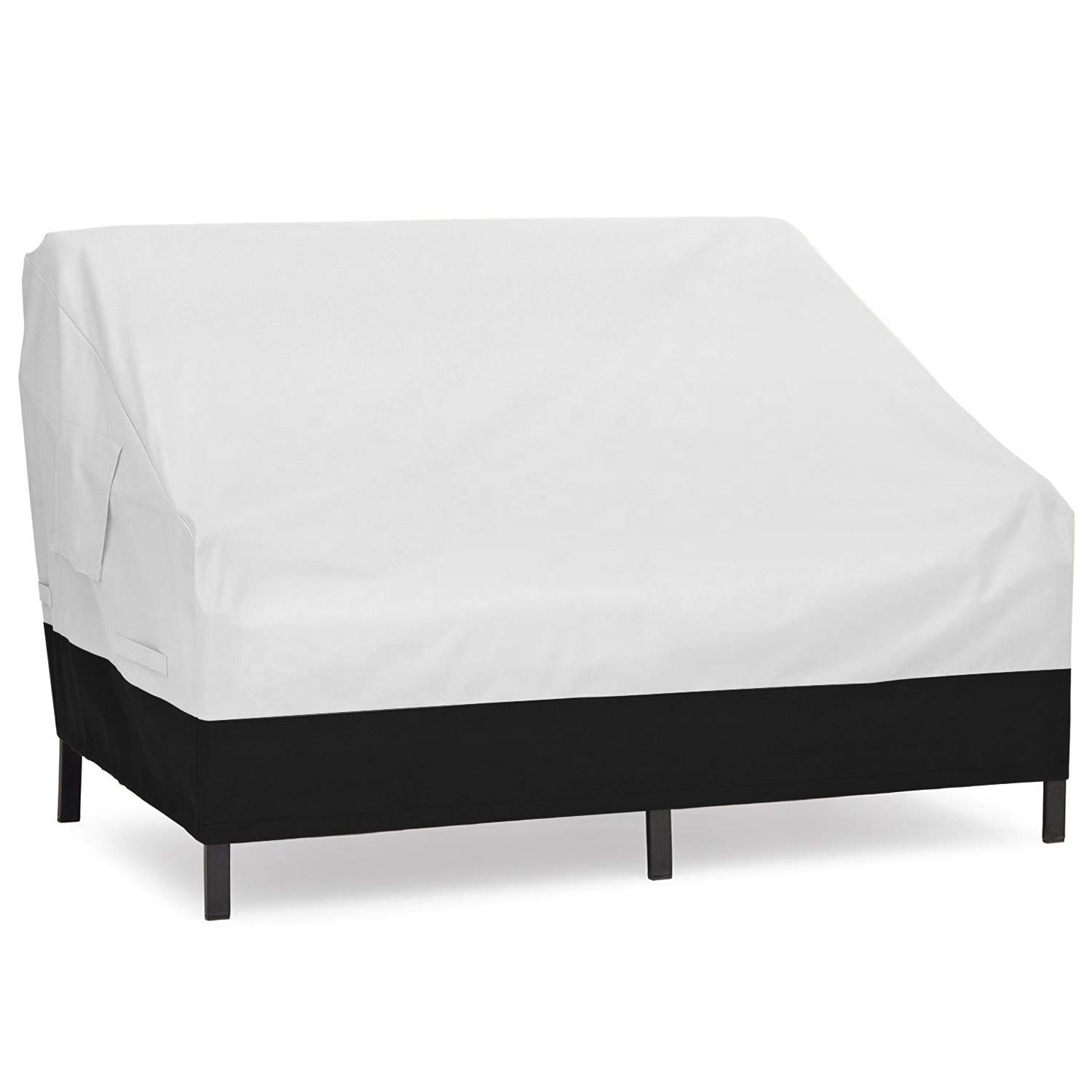 DOOGDOOG Garden Seat Cover for2 / Garden sofa cover waterproof，Upgraded 100% Water-Resistant, Sun-Proof, Frost-Resistant Furniture Cover.(54x38x30 inches