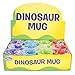 Rhode Island Novelty Dinosaurs Mugs Assorted Colors and Designs One Dozen