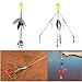 Sougayilang Alabama Trolling Rig Umbrella 4 Blades Freshwater Bass Walleye Fishing Lures Kit