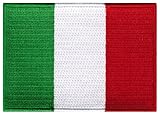 Italy Flag Embroidered Patch Italian Iron-On National Emblem Italy Flag Embroidered Patch Italian Iron-On National Emblem