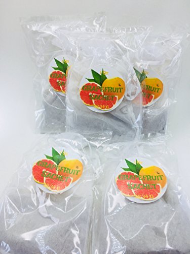 Grapefruit Sachet bag 1 oz each. 5 pz pack tea bag in organza individually packed