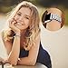 Secbolt Bling Bands Compatible with Apple Watch Band 38mm 40mm 41mm 42mm Women iWatch Series 10/9/SE/8/7/6/5/4/3/2/1, Dressy Jewelry Metal Bracelet Adjustable Wristband, Silver