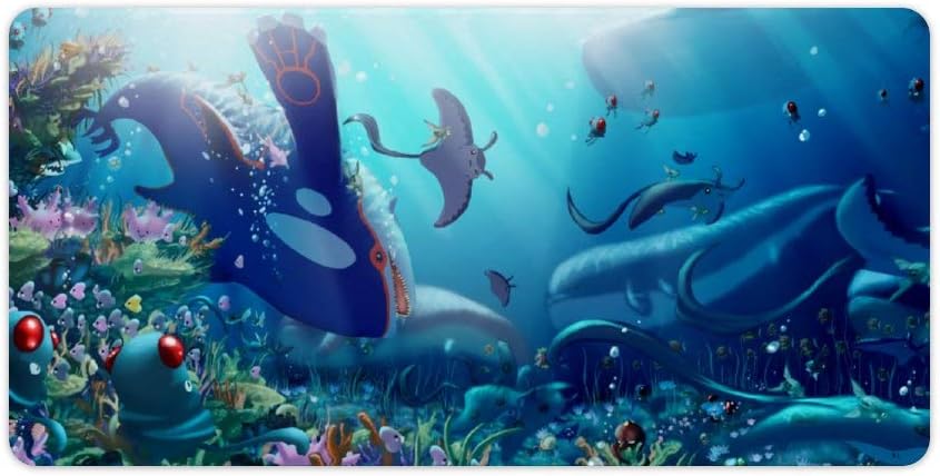 Poke-mon Mouse pad,Legendary (15),Large Gaming Mouse Mat,Desk Mat,Waterproof Anti-Dirty No-Slip Lockrand Mousepad,Perfect for Esports,60x30cm,24x12 inch