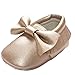 Voberry Baby Boys Girls Soft Soled Tassel Bowknots Crib Shoes PU Moccasins (12~18M, Gold)