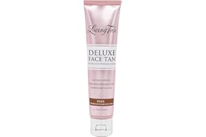 Loving Tan Deluxe Face Self Tanner, Dark - Streak Free, Natural, Professional Quality Sunless Tanning - 10+ Face Self Tanner Applications per Bottle, Cruelty Free, Naturally Derived DHA - 1.6 Fl Oz