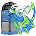 U.S. Divers Junior Regal Mask, Trigger Fins and Laguna Snorkel Combo Set, Fun Blue, Large/X-Large