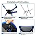 NiceC Ultralight Portable Folding Camping Backpacking Chair Compact & Heavy Duty Outdoor, Camping, BBQ, Beach, Travel, Picnic, Festival with 2 Storage Bags&Carry Bag (Blue)