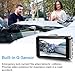 Dash Cam Front and Rear, Full HD 1080P Dash Camera for Cars, Car Dash Camera With 3 inch IPS Screen, G-Sensor, Parking Monitor, Loop Recording, Night Vision