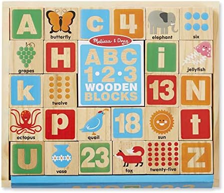 melissa and doug wooden abc blocks