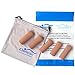 Chiroplax Toe Caps Sleeves Cushions Protectors Tubes Fabric & Gel Lining Finger Toe Separator for Bunion, Hammer Toe, Callus, Corn, Blister (Medium, 5 Pack)