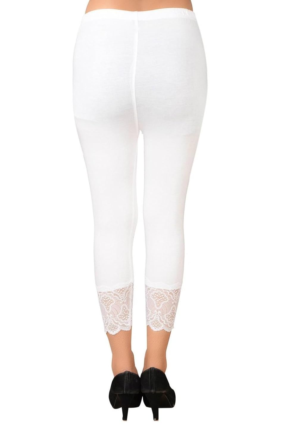 you forever white solid viscose short leggings