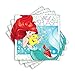 Amscan Girls Enchanting Disney Ariel Dream Big Birthday Party Beverage Napkins (Pack Of 16), Green/Blue, 5