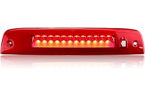 TRESOUND LED 3rd Third High Mount Brake Lights Stop Lamp for 2003-2016 Ford Expedition/Lincoln Navigator (Red Lens)