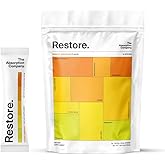 The Absorption Company Electrolyte Powder Packets - Workout Recovery & Hydration Drink Mix with Liposomal Glutathione, Vitamin C & Methylated B Vitamins - Mango Lemonade (14 Sticks)