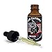 Badass Beard Care Oil For Men - The Patriot Scent, 1 Ounce - All Natural Ingredients, Keeps Beard and Mustache Full, Soft and Healthy
