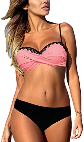 Womens Tie Knot Front High Waist Thong Bandage 255PCS Bikini Sets Beachwear
