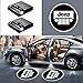 2Pcs Car Door Welcome Light Wireless LED Ghost Shadow Projector Logo Light Car Door Courtesy Light Lamp Suitable For Jeep All Models (For Jeep)